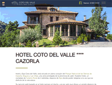 Tablet Screenshot of cotodelvalle.com